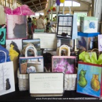 Gift bags and boxes.