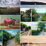 A gallery of summer artwork.