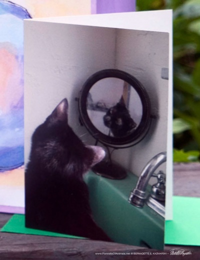 "Gosh, I'm Cute" from Compositions in Black and Green