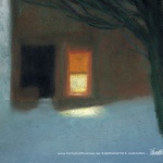Night Window, pastel, 5″ x 7″, 2003 © Bernadette E. Kazmarski