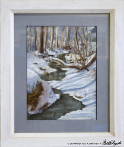Unnamed Tributary, framed.
