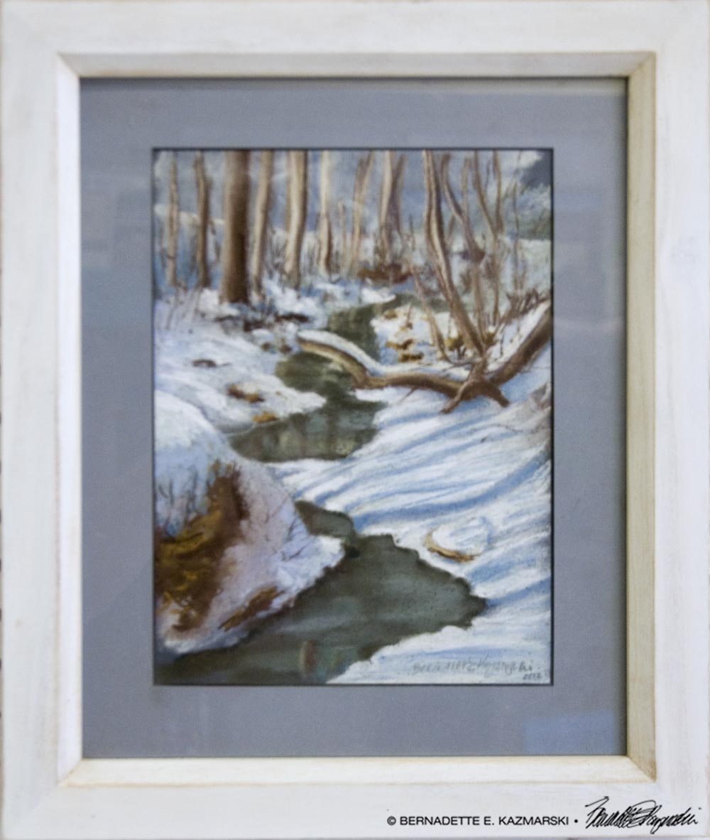 Unnamed Tributary, framed.