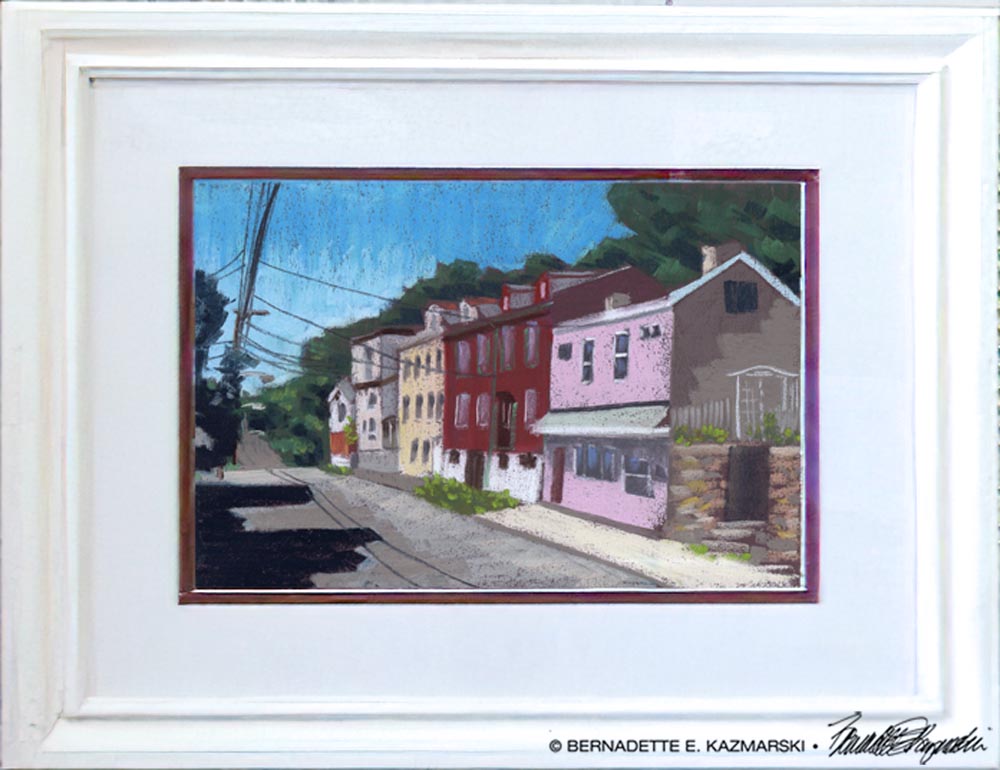 Facades, framed.