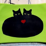 Heart Cat decorative dish.