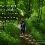 Photo Quote: Running Through the Woods