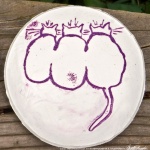 Three Cats Trinket Dish