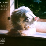 Desktop calendar, 1280 x 1024 for square and laptop monitors.