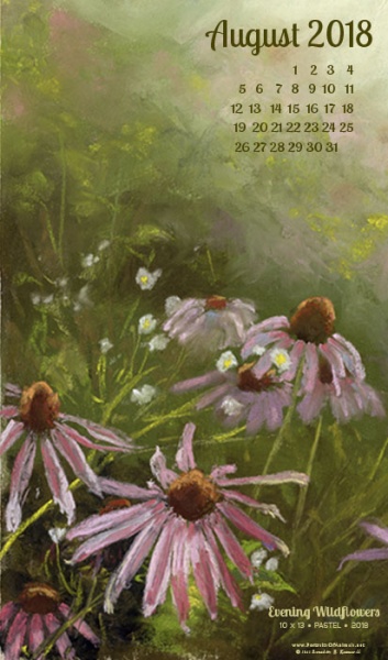 Desktop calendar, for 400 x 712 for mobile phones.