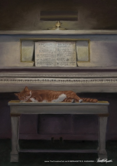 Allegro Moderato, pastel, 14 x 20 © Bernadette E. Kazmarski