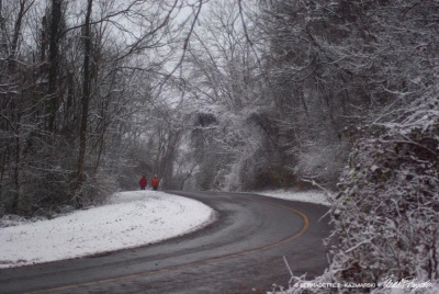 Light snow.