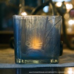 Dusk in the Woods votive, front.