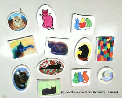 Tiny cat pins.