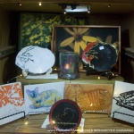 Decorative trays, votives, tiles and decorative dishes.