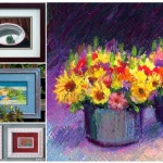 Original art, florals and still lifes.