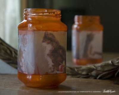 Impressionist Cats Feline Votive