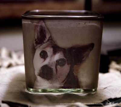 custom pet memorial votive