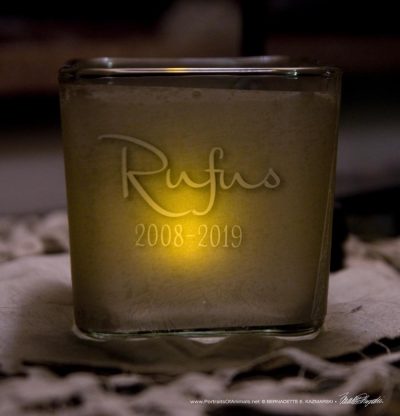 custom pet memorial votive