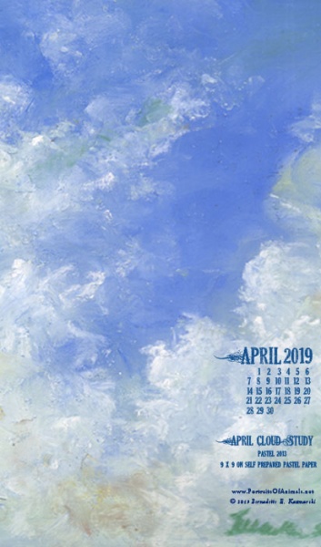 Desktop calendar, for 400 x 712 for mobile phones.