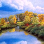 "Autumn", pastel, 12" x 24", 1997 © B.E. Kazmarski