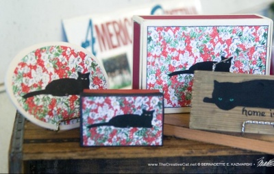 A set of gift items with a "Summer Living" theme.