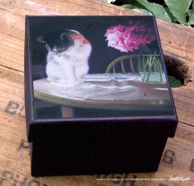 Peaches and Peonies Keepsake Box