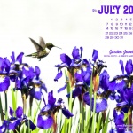Desktop calendar, 1280 x 1024 for square and laptop monitors.