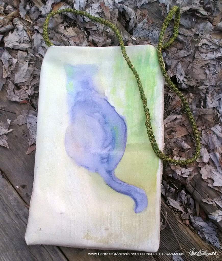handmade purse or tote bag with my art and design