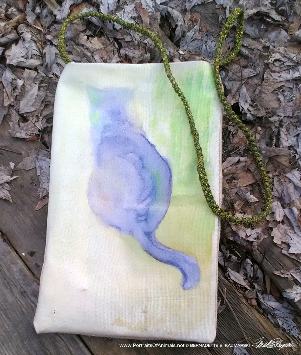 handmade purse or tote bag with my art and design