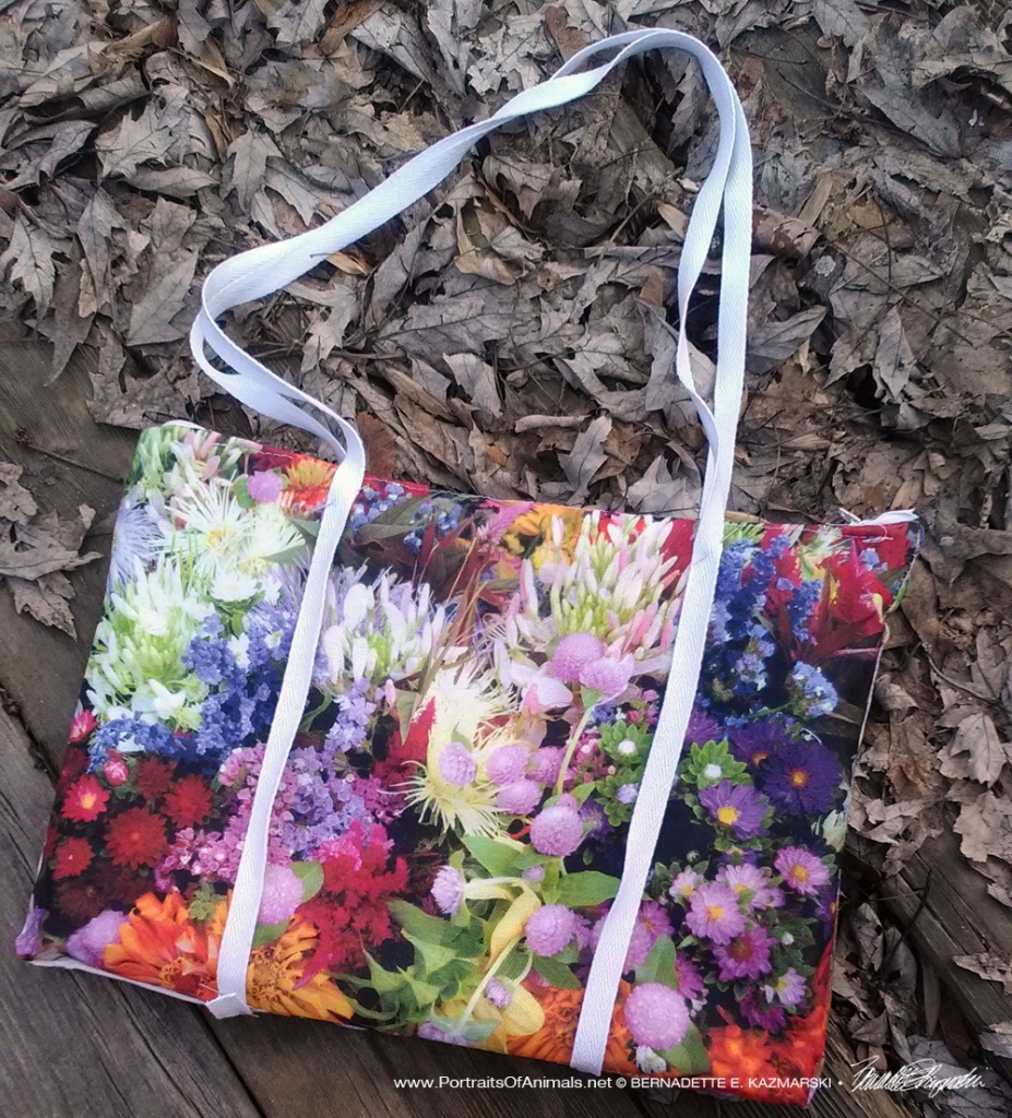 handmade purse or tote bag with my art and design