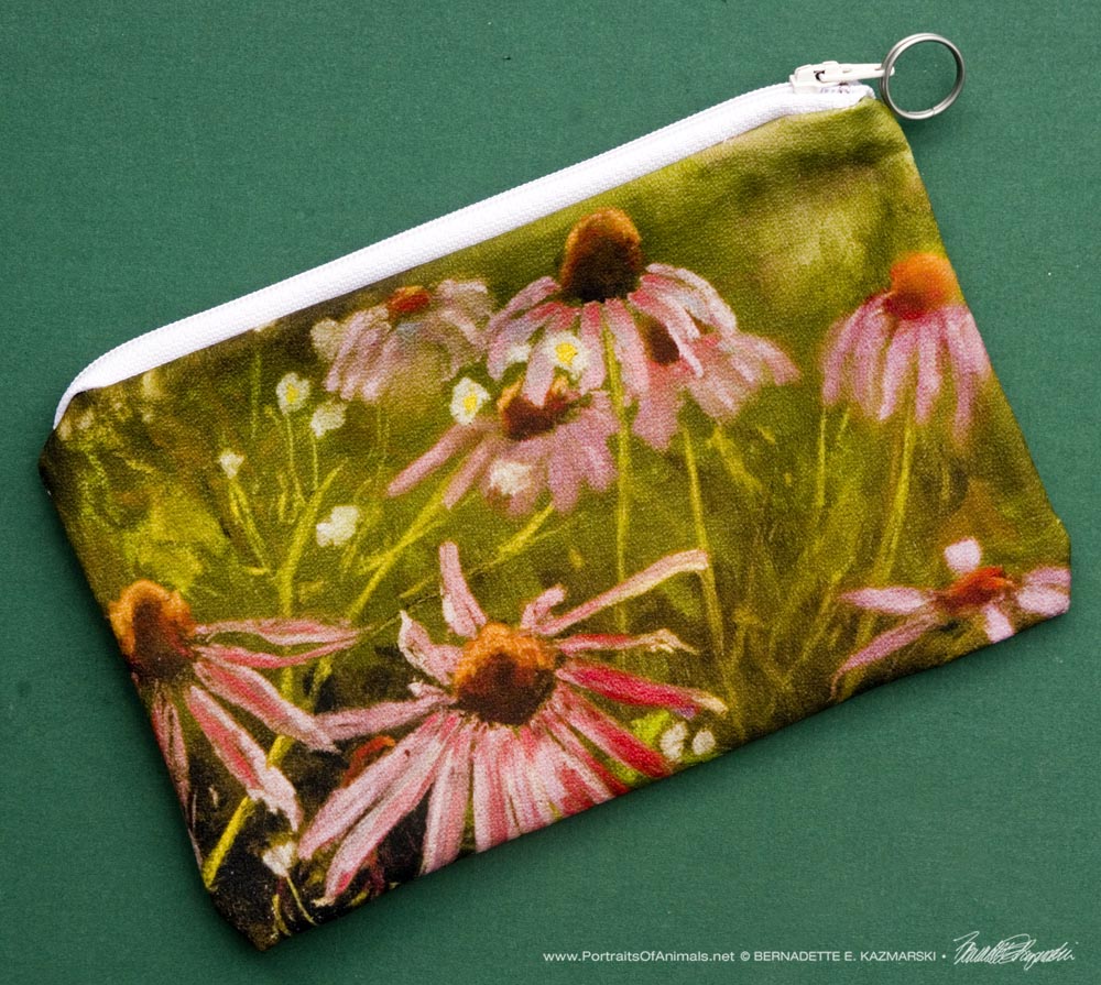 Evening Wildflowers small accessory bag.