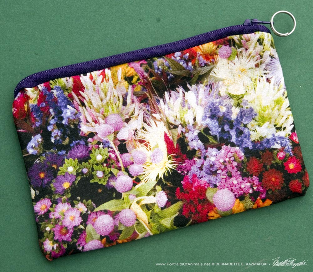 Market Flowers Small Accessory Bag