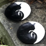 Handmade, Handpainted Curving Silhouette Trinket Dish