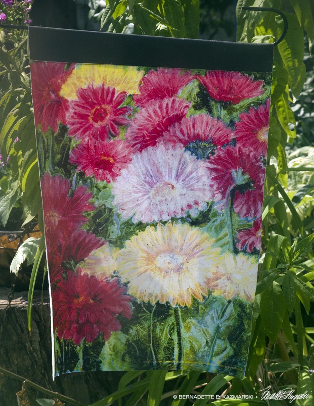 flower garden flag