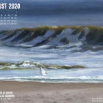 Desktop calendar, 1280 x 1024 for square and laptop monitors.