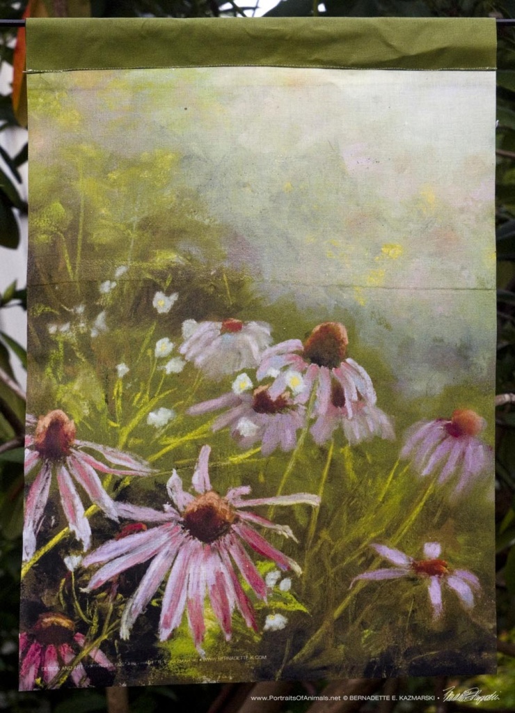Garden Flag, Evening Wildflowers