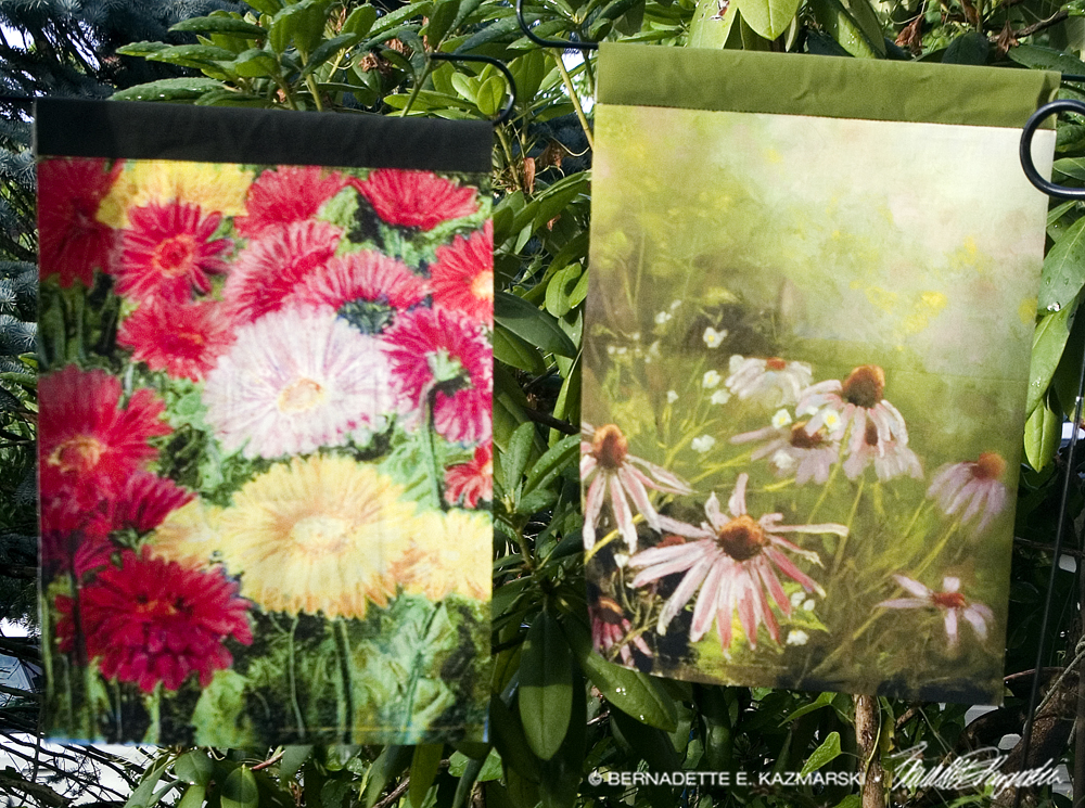 flower garden flags
