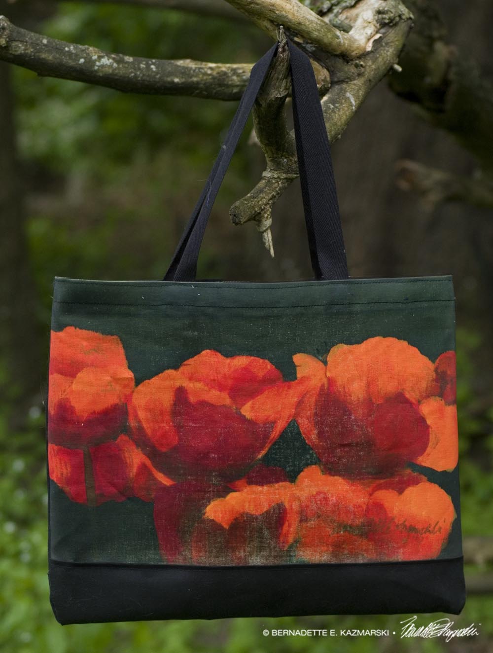 Poppies tote bag