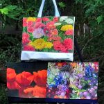 tote bags with flower designs