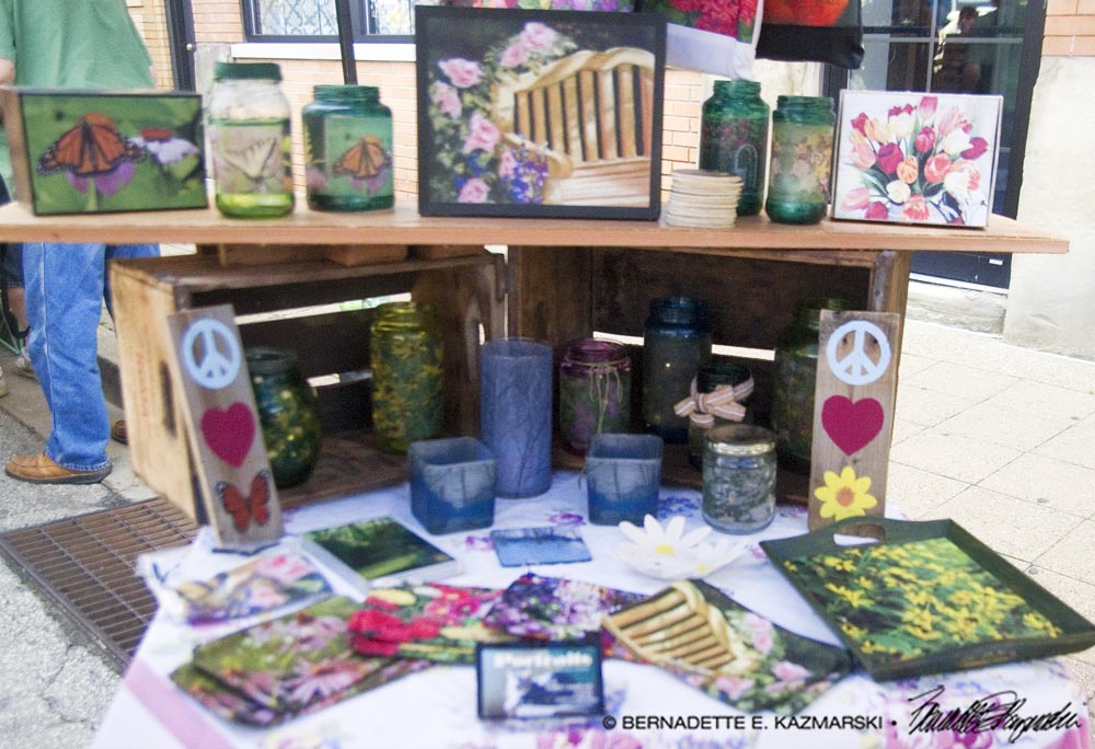Display of nature gifts.