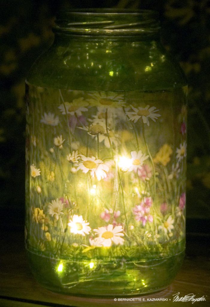 Summer Wildflowers votive.
