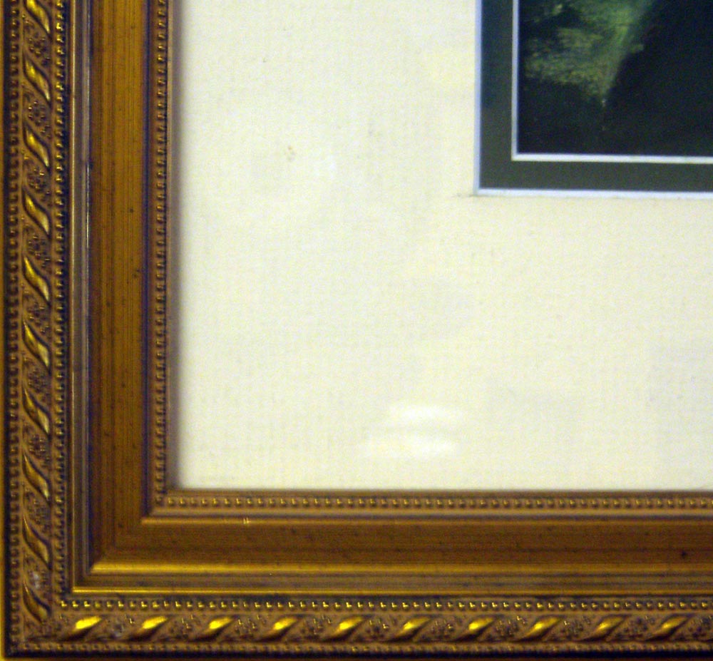 Frame and mats.