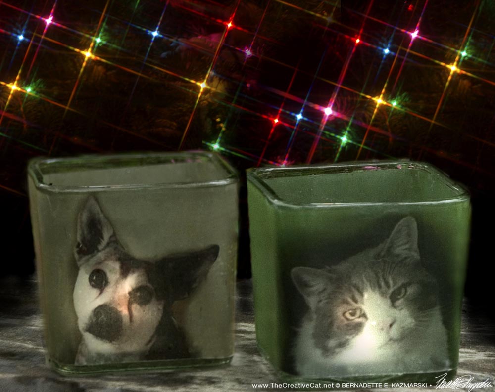 Pet Memorial Votives for the holidays.