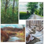 four seasonal paintings