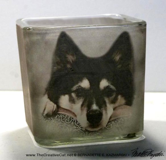 custom pet memorial votive