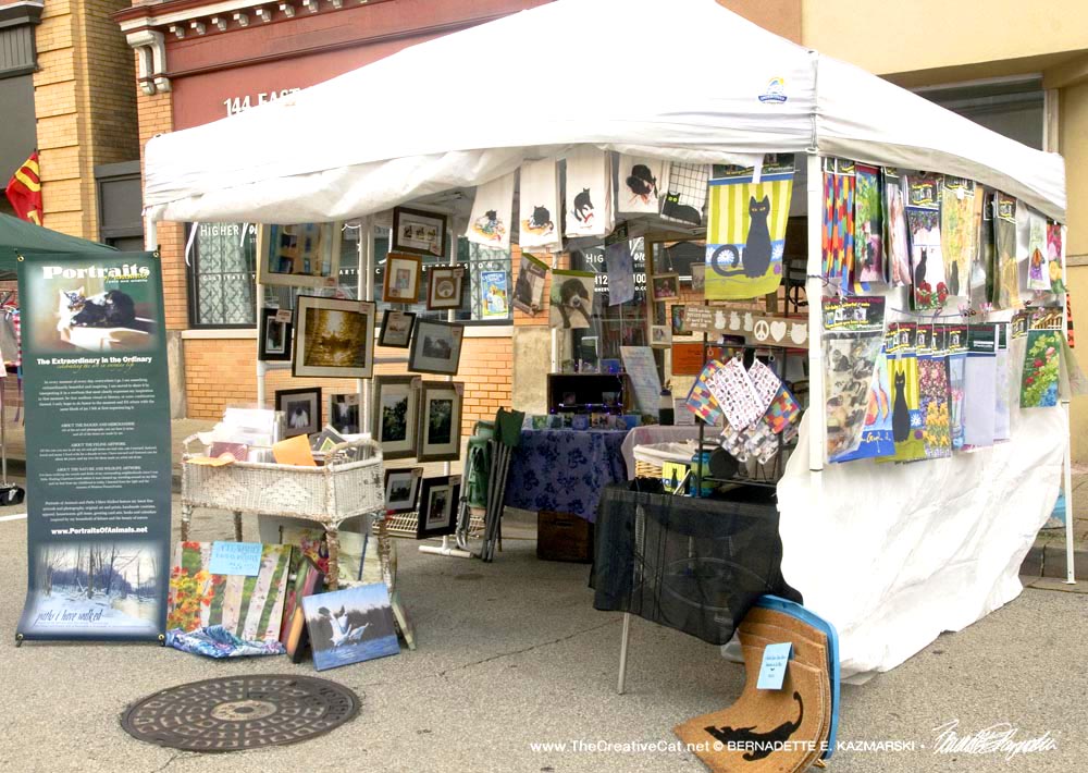 My new tent at the farmers market!