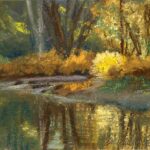 "Autumn Colors", 5" x 7", pastel on board, 2022 © Bernadette E. Kazmarski