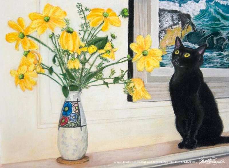 Fanny, pastel, 11 x 14, 2022 © Bernadette E. Kazmarski