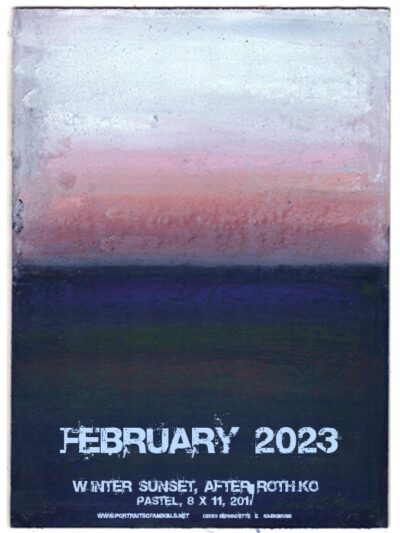 Desktop calendar, 600 x 800 for large mobile devices and tablets.
