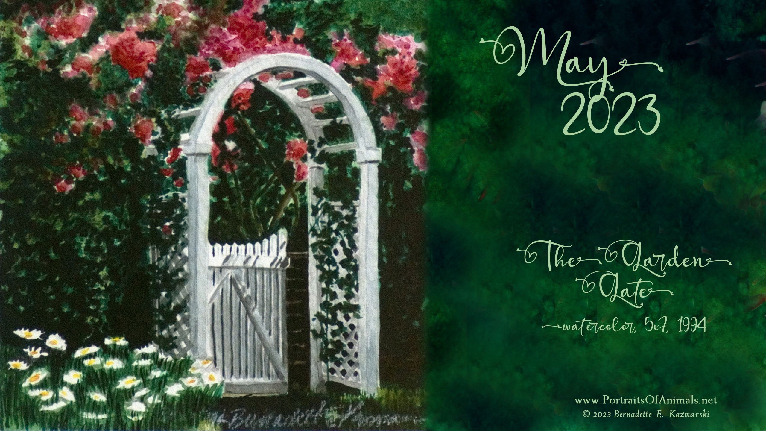 Desktop calendar 2560 x 1440 for HD and wide screens.