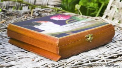 Peaches and Peonies keepsake side